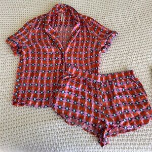 Anthropology Satin Sleep Set